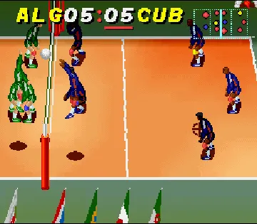 Volleyball Twin (Japan) screen shot game playing